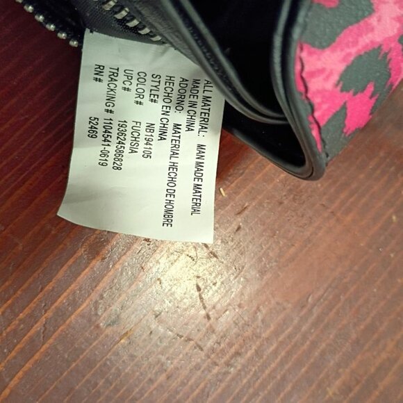 Pink and black leopard print y2k purse - Picture 7 of 8